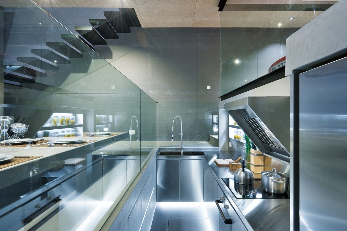 Moderne wohnzimmer mit offener kuche ~ brimob.com for .