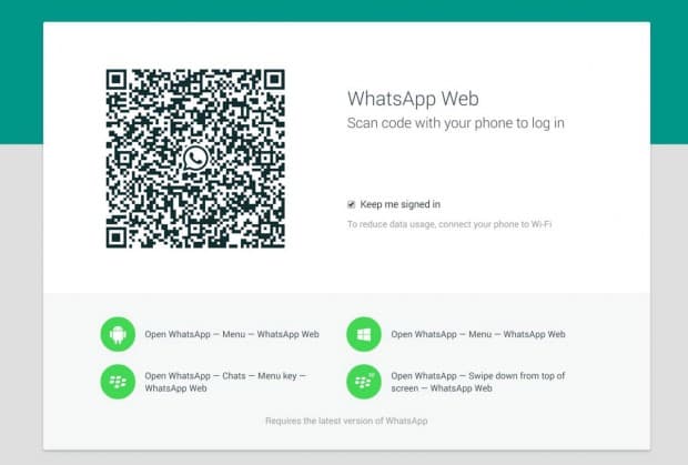 WhatsApp nun auch als Web-Version